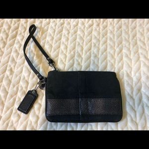 COACH mini wristlet